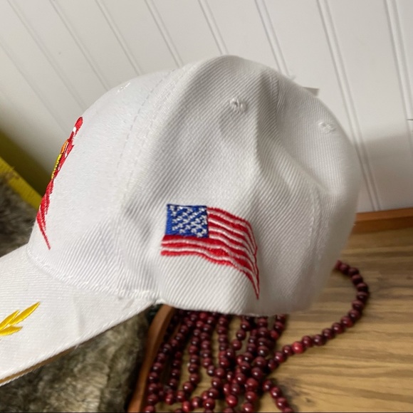 NWT USA Flag Eagle Embroidered Baseball Dad Hat - Picture 2 of 4